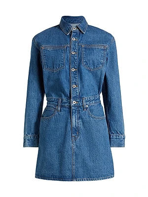 Jagger Cotton Denim Minidress