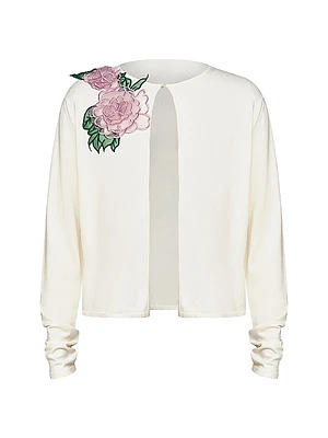 Carson Floral Knit Cardigan