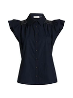 Marceline Smocked Cotton Top