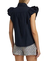 Marceline Smocked Cotton Top
