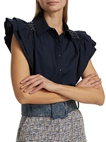 Marceline Smocked Cotton Top