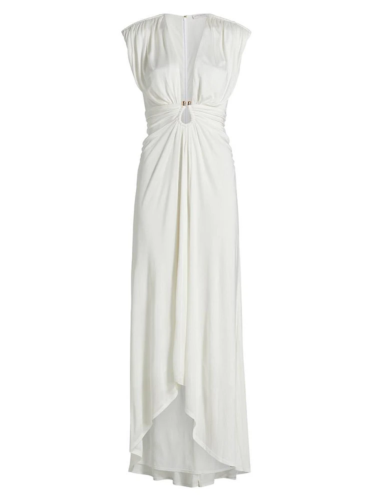 Arden V-Neck Cap Sleeve Dress