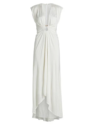 Arden V-Neck Cap Sleeve Dress