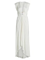 Arden V-Neck Cap Sleeve Dress