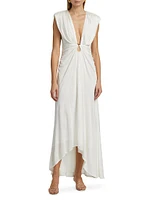 Arden V-Neck Cap Sleeve Dress