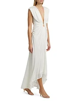 Arden V-Neck Cap Sleeve Dress