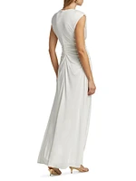 Arden V-Neck Cap Sleeve Dress