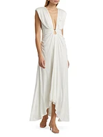 Arden V-Neck Cap Sleeve Dress