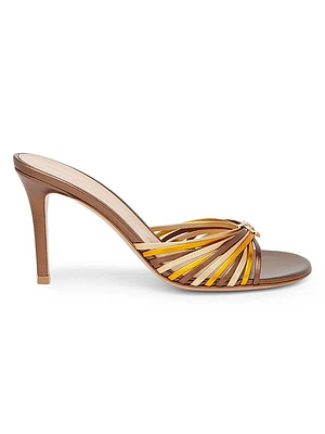 Nappa Silk 70MM Leather Slip-On Sandals