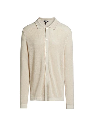 Wilkinson Heathereded Button-Front Sweater
