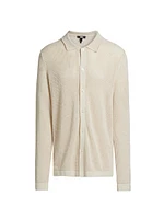 Wilkinson Heathereded Button-Front Sweater