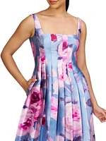 Maeve Rose Seamed Cocktail Dress