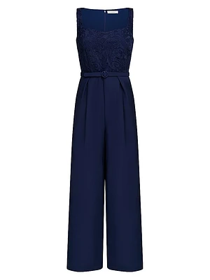 Liza Lace Sleeveless Jumpsuit