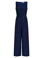 Liza Lace Sleeveless Jumpsuit