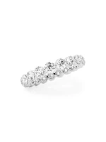 14K Gold & Floating Natural Diamond Eternity Band/2.00-4.00 TCW