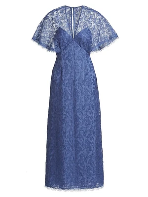 Lace V-Neck A-Line Cocktail Dress