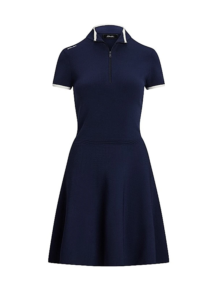 Sport Half-Zip Sweater Dress