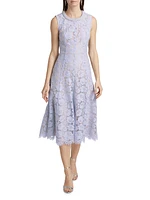 Pearl Lace Midi-Dress