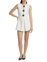 Crepe Sleeveless A-Line Playsuit