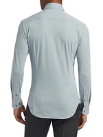 Jersey Button-Front Shirt