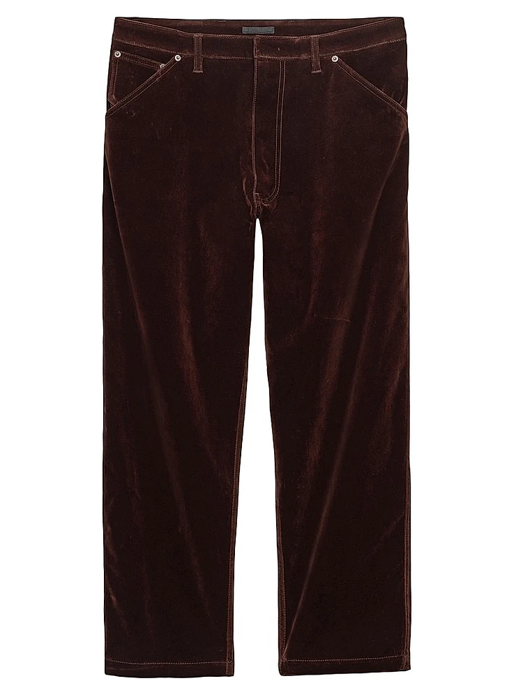 Velvet Denim Trousers