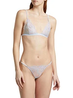 Mathilde Embroidered Soft Triangle Bra
