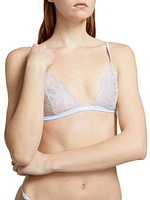 Mathilde Embroidered Soft Triangle Bra