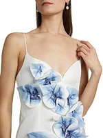 Bilbo Floral Appliqué Minidress