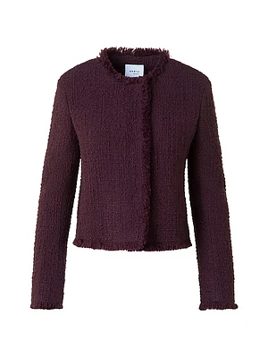 Tweed Round Neck Jacket