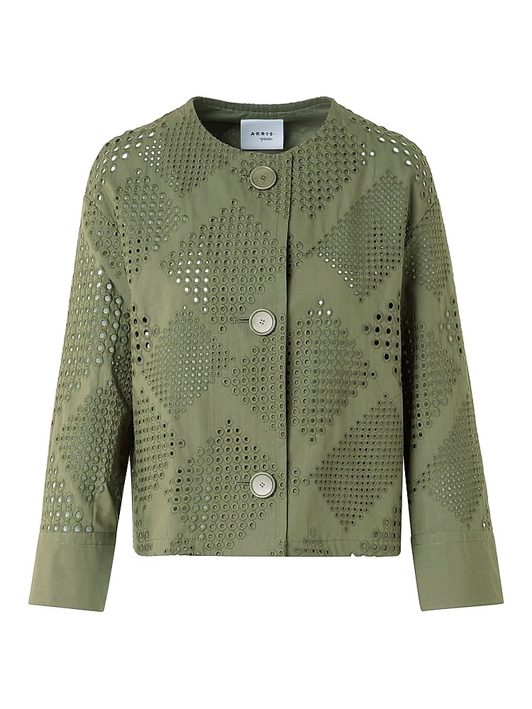 Diamond Eyelet Jacket