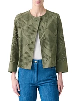Diamond Eyelet Jacket
