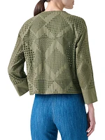 Diamond Eyelet Jacket