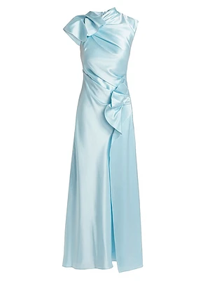 Ramshaw Satin Gathered Gown