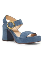 Brianne 90MM Denim Platform Sandals