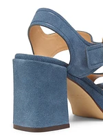 Brianne 90MM Denim Platform Sandals