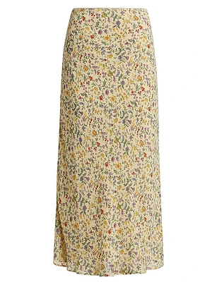 Layla Floral Midi-Skirt