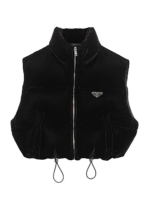 Velvet Down Vest