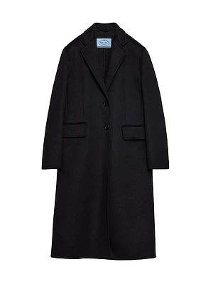 Single-Breasted Cashgora Coat
