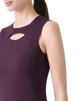 Sleeveless Jersey Knee-Length Dress