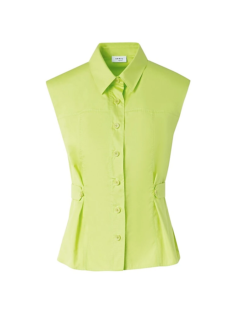 Cotton Poplin Blouse