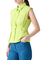 Cotton Poplin Blouse