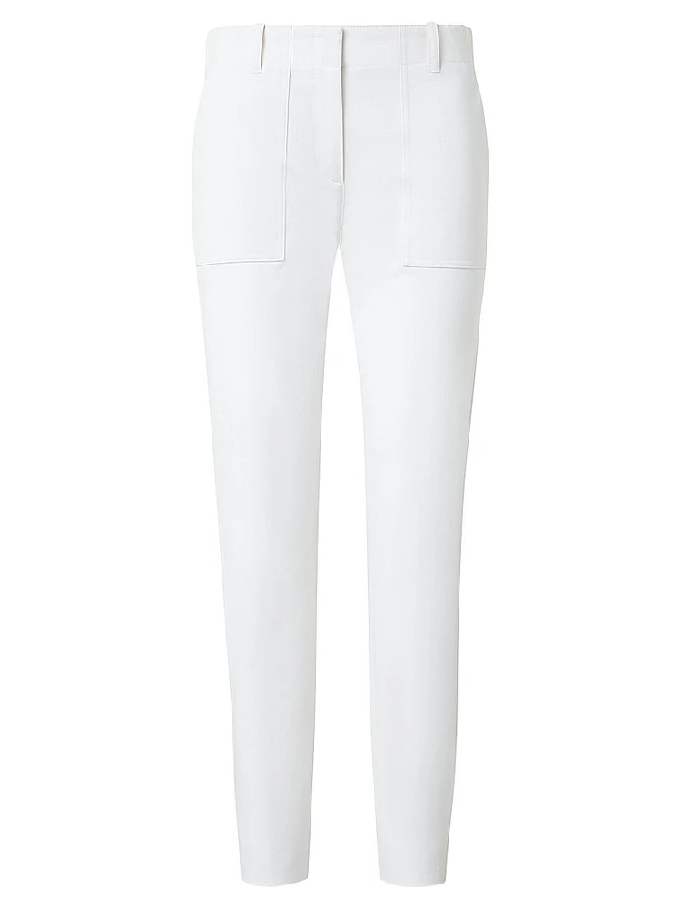 Franco Low-Rise Straight Pants
