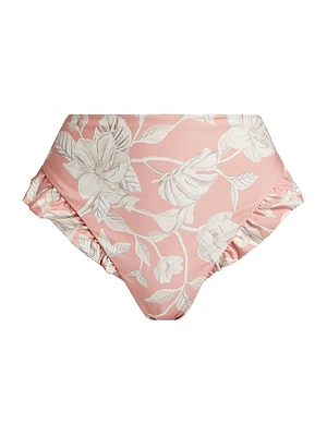 Jengibre Floral High-Rise Bikini Bottom