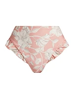 Jengibre Floral High-Rise Bikini Bottom
