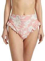 Jengibre Floral High-Rise Bikini Bottom