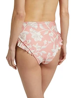 Jengibre Floral High-Rise Bikini Bottom