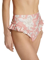 Jengibre Floral High-Rise Bikini Bottom