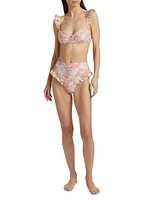 Jengibre Floral High-Rise Bikini Bottom