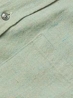 Chambray Button-Front Shirt