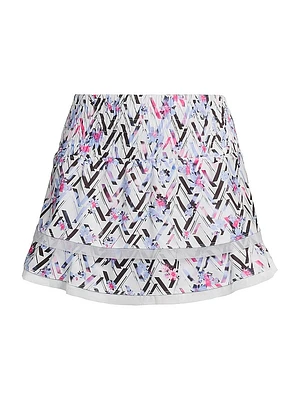 Got The Blues Wild Bloom Miniskirt